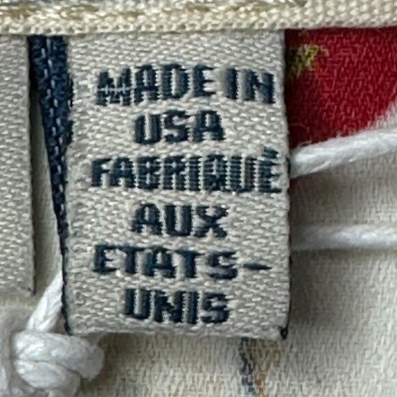 Sandrine Rose Hawaiian Pearl Snap Floral Shirt Red S/S Women Small NWT Made USA - Picture 10 of 10